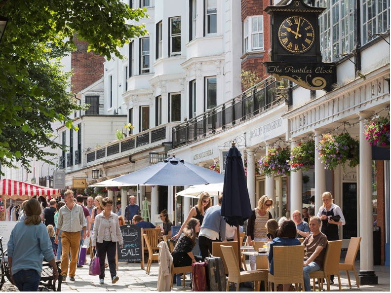 The Pantiles colonnade, Tunbridge Wells