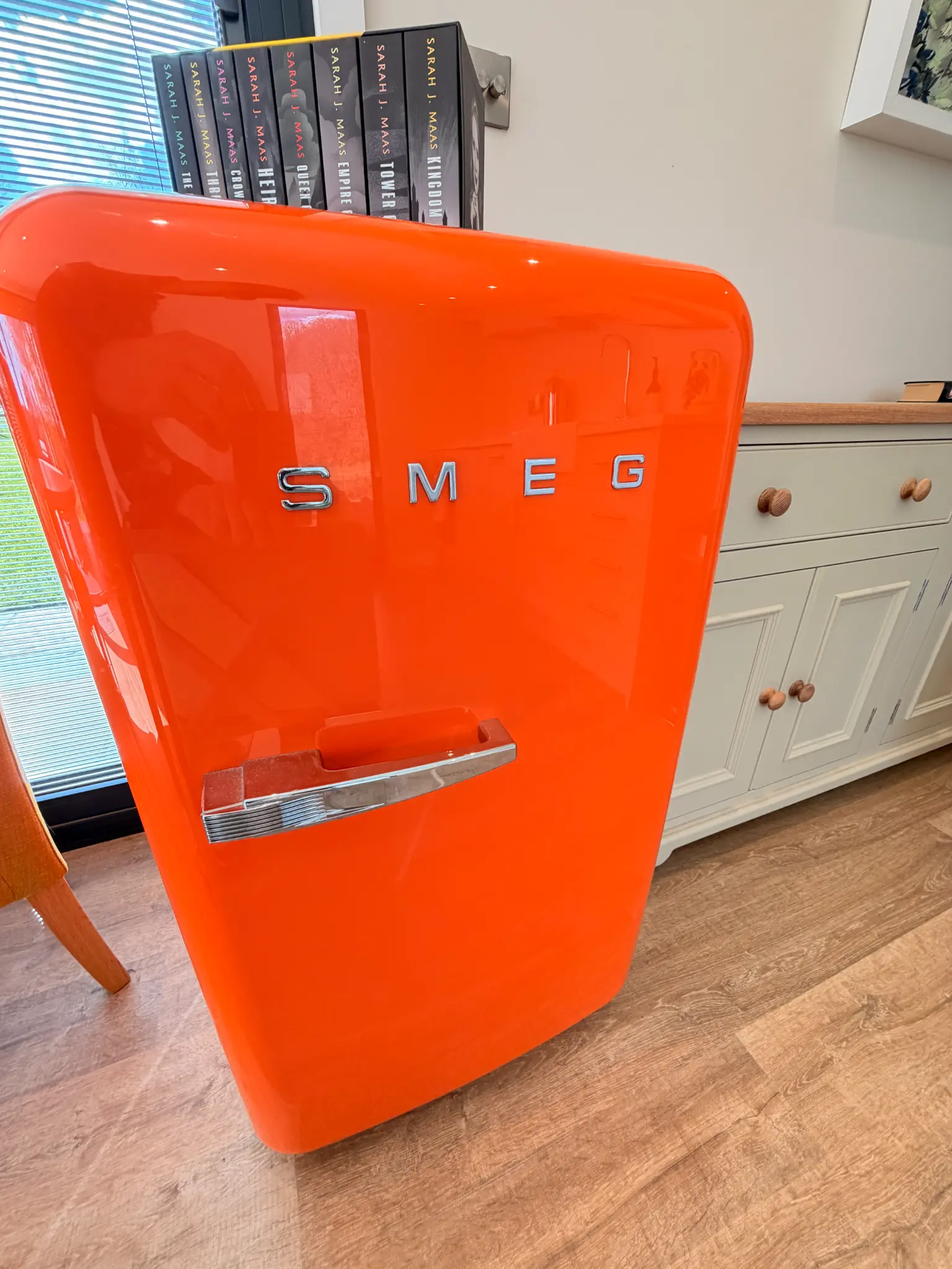 SMEG fridge in the kitchen